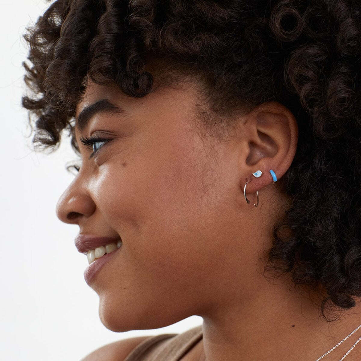Amazon.com: Pull Through Earrings Threader Earrings Hypoallergenic Sterling  Silver Earrings Teardrop Drop Dangle Earrings Open Hoops for Women Trendy :  Handmade Products